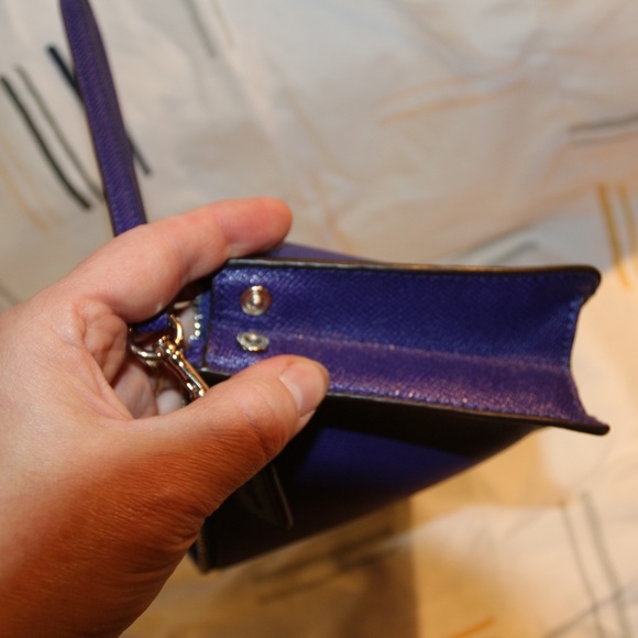 Coach Double-zip Wristlet/Clutch - Purple - Picture 8 of 11